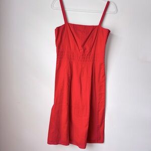 Vintage Ann Taylor Red Spaghetti Strap Dress